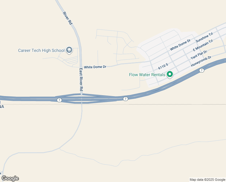 map of restaurants, bars, coffee shops, grocery stores, and more near 1373 Honeycomb Drive in St. George