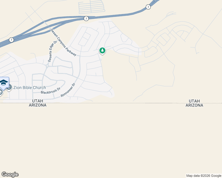 map of restaurants, bars, coffee shops, grocery stores, and more near 6240 South in St. George