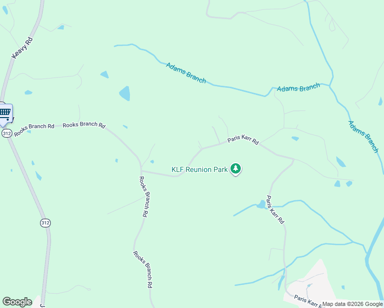 map of restaurants, bars, coffee shops, grocery stores, and more near 292 Paris Karr Road in Keavy