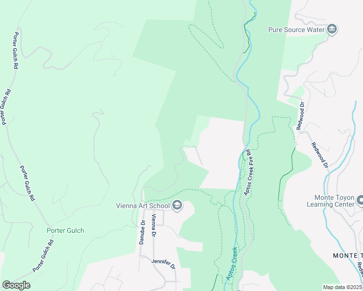 map of restaurants, bars, coffee shops, grocery stores, and more near 900 Mesa Grande Road in Aptos