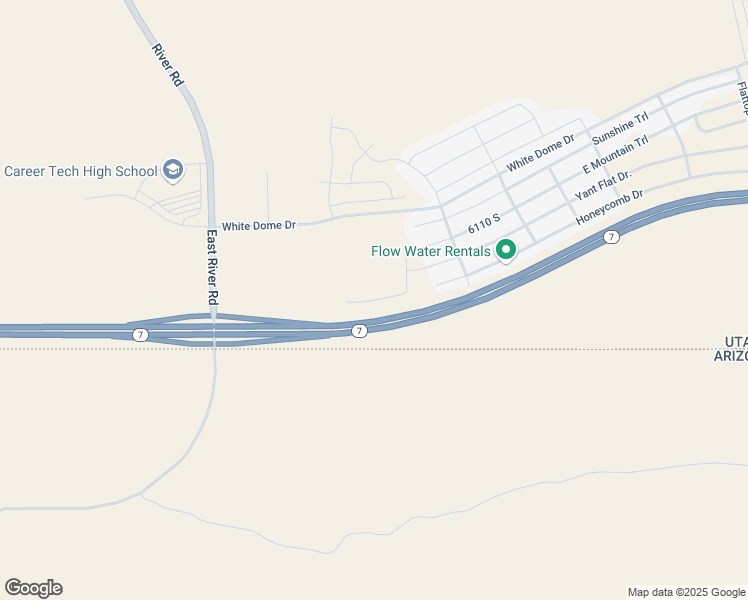 map of restaurants, bars, coffee shops, grocery stores, and more near 1466 Honeycomb Drive in St. George
