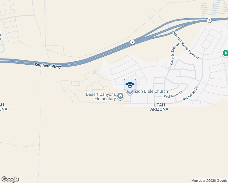 map of restaurants, bars, coffee shops, grocery stores, and more near 6240 South in St. George