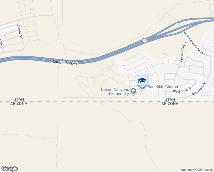 map of restaurants, bars, coffee shops, grocery stores, and more near 6246 Bespin lane in St. George