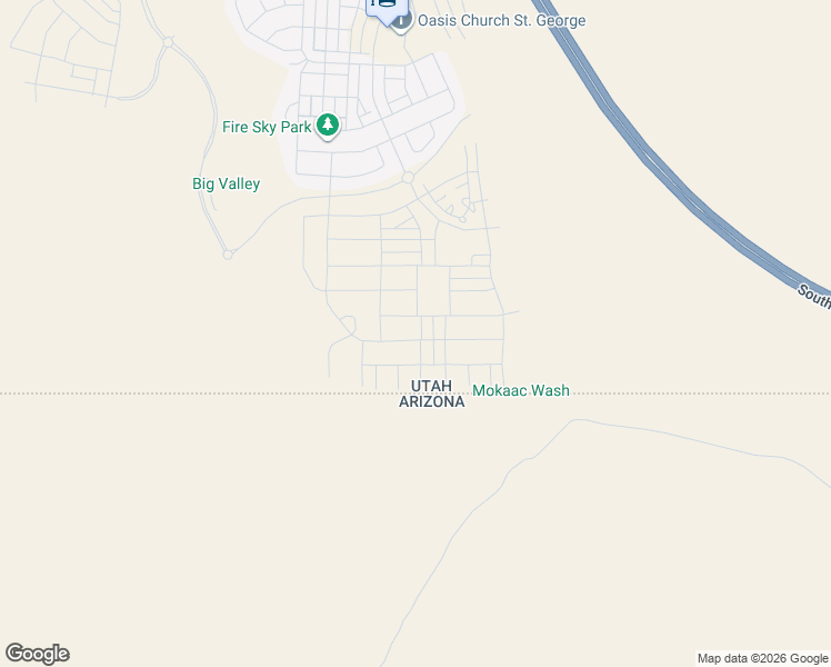 map of restaurants, bars, coffee shops, grocery stores, and more near Pine Drive in St. George