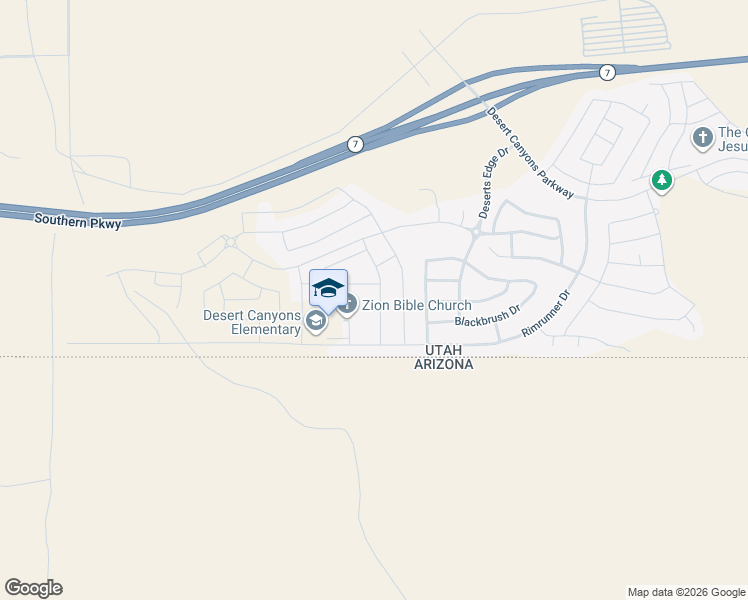 map of restaurants, bars, coffee shops, grocery stores, and more near 6228 Zelda Drive in St. George