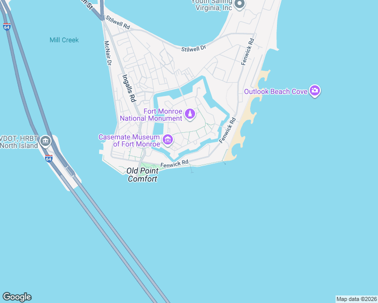 map of restaurants, bars, coffee shops, grocery stores, and more near 12 Bernard Road in Hampton