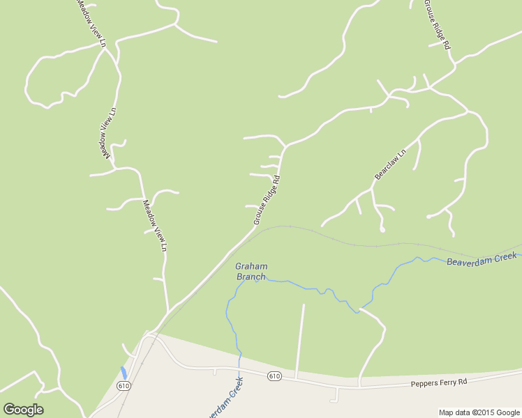 map of restaurants, bars, coffee shops, grocery stores, and more near Grouse Ridge Road in Max Meadows