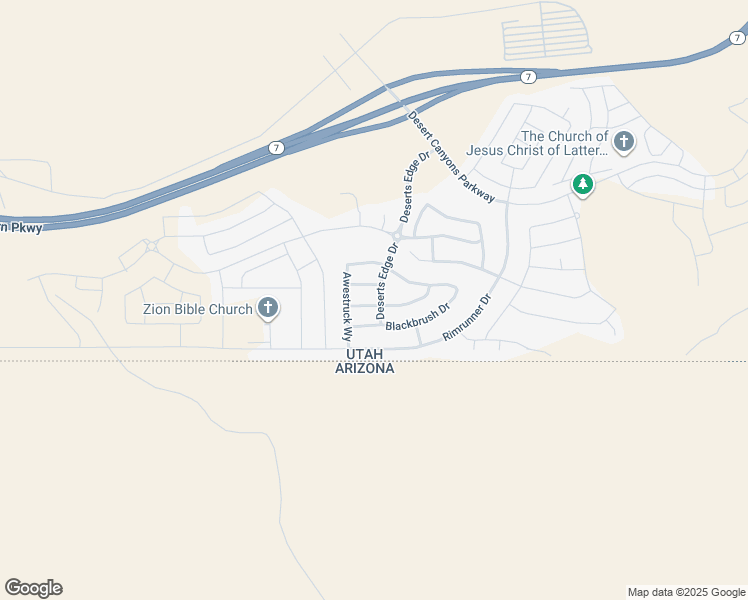 map of restaurants, bars, coffee shops, grocery stores, and more near 3367 Chimney Rock Drive in St. George