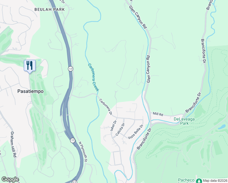 map of restaurants, bars, coffee shops, grocery stores, and more near 811 Isbel Court in Santa Cruz