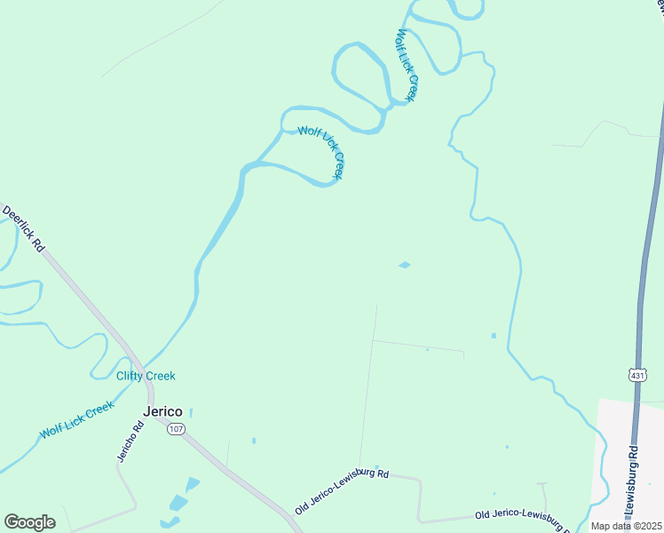 map of restaurants, bars, coffee shops, grocery stores, and more near 425 Kenner Lane in Lewisburg