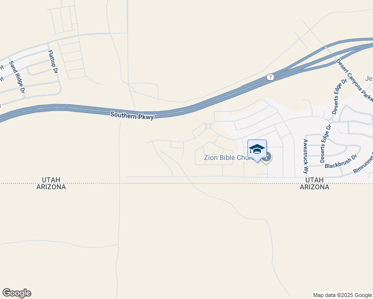 map of restaurants, bars, coffee shops, grocery stores, and more near 6203 Tracer Court in St. George