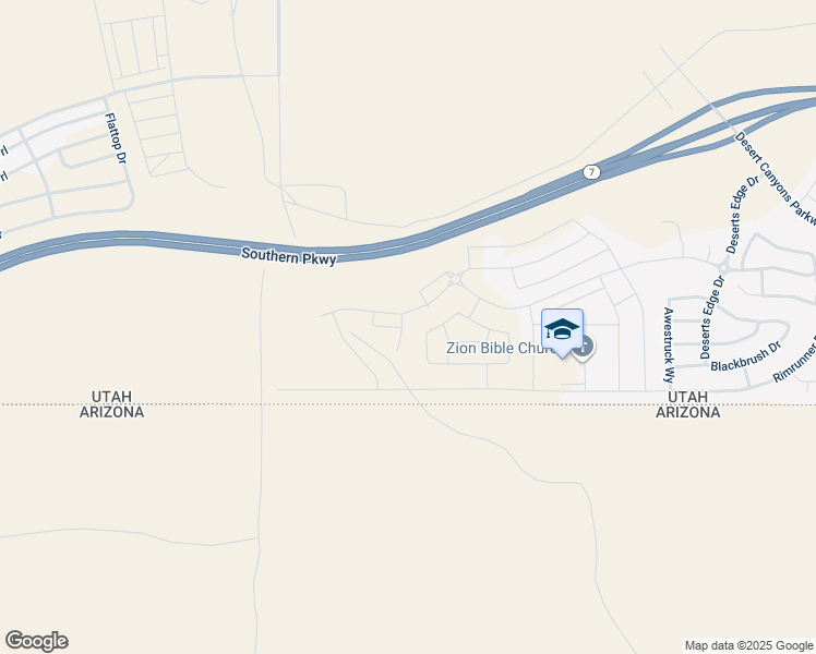 map of restaurants, bars, coffee shops, grocery stores, and more near 6197 Tracer Court in St. George