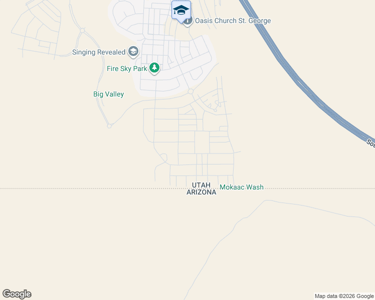 map of restaurants, bars, coffee shops, grocery stores, and more near Unnamed Road in Littlefield