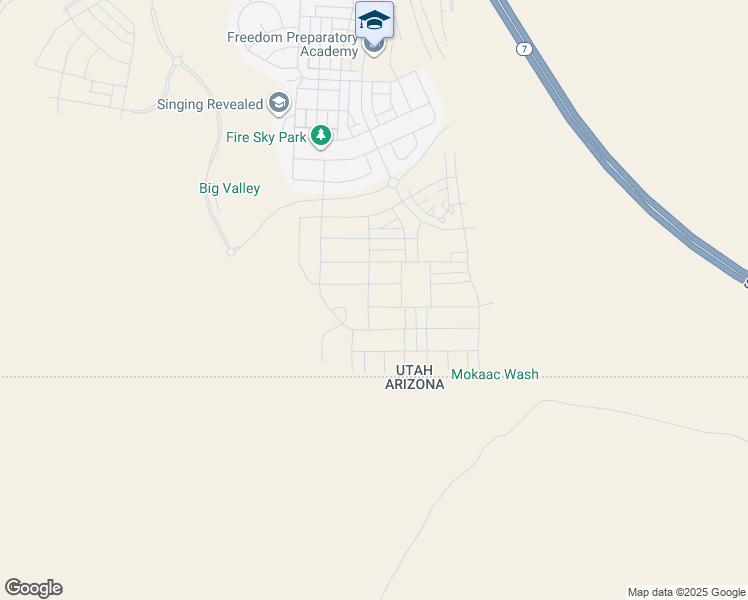 map of restaurants, bars, coffee shops, grocery stores, and more near 674 Green Mountain Drive in St. George