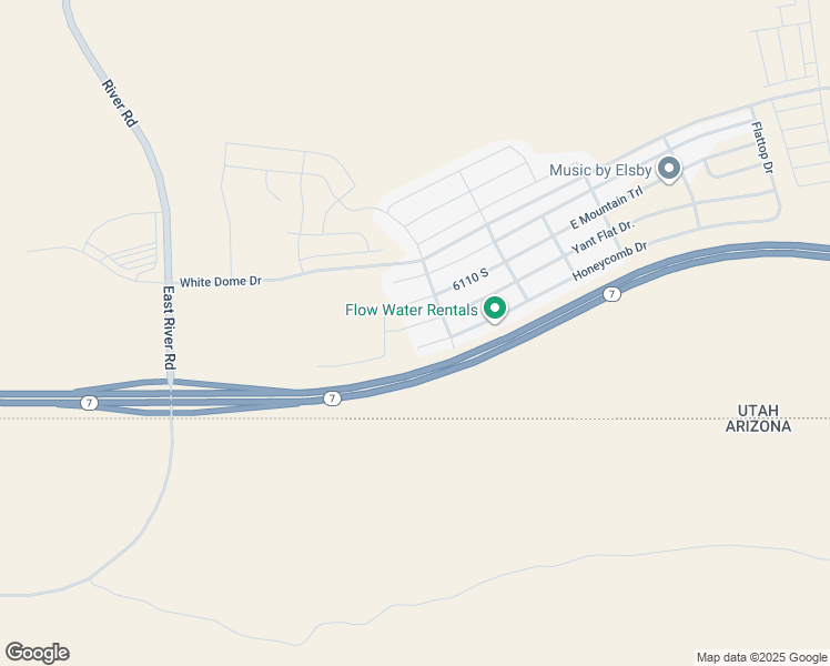 map of restaurants, bars, coffee shops, grocery stores, and more near 2248 East Yant Flat Drive in St. George