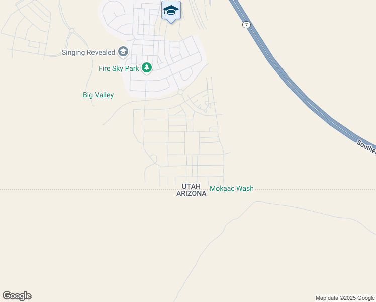 map of restaurants, bars, coffee shops, grocery stores, and more near 6179 Pebble Glen Lane in St. George
