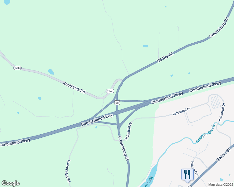 map of restaurants, bars, coffee shops, grocery stores, and more near Greensburg Road in Edmonton