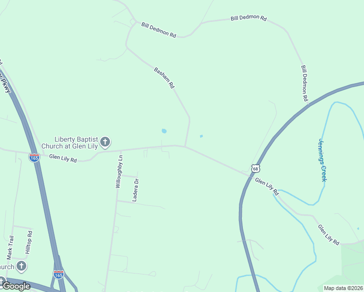 map of restaurants, bars, coffee shops, grocery stores, and more near 1962 Glen Lily Road in Bowling Green