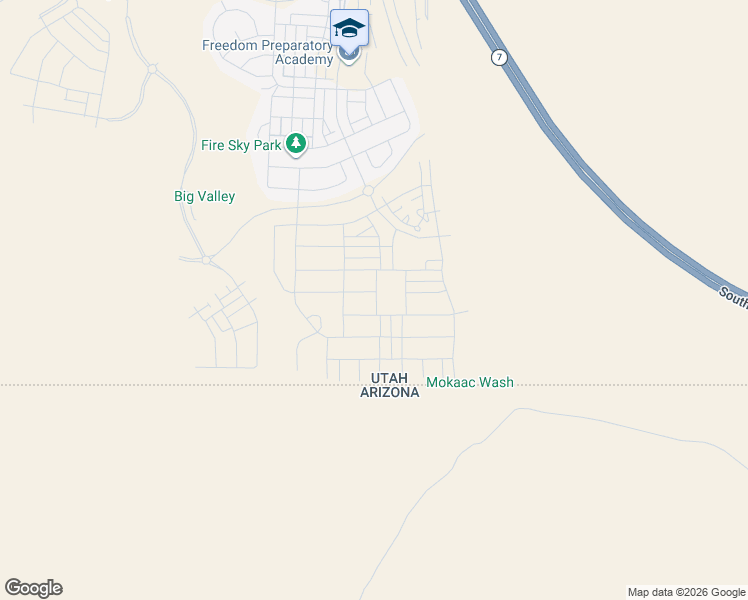 map of restaurants, bars, coffee shops, grocery stores, and more near 624 Spring Lily Drive in St. George