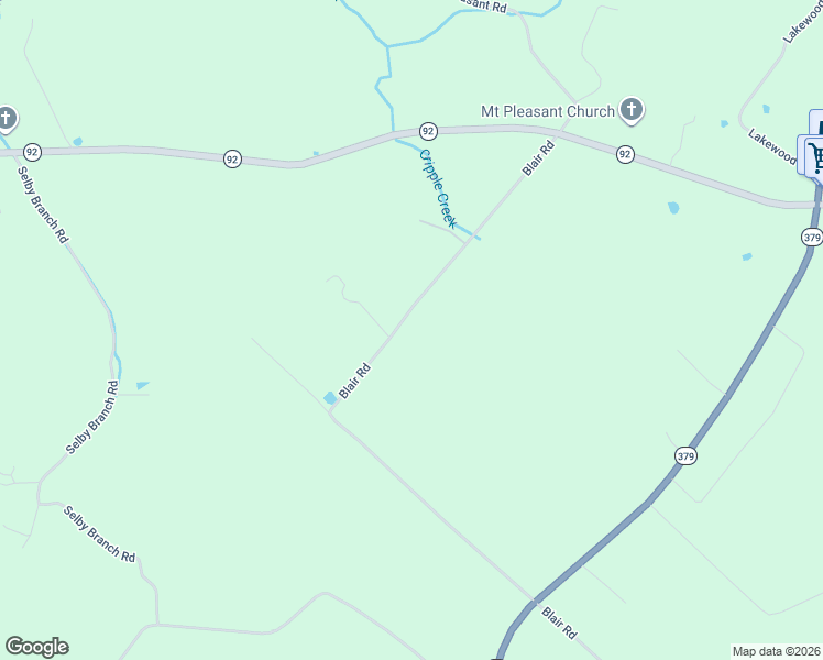 map of restaurants, bars, coffee shops, grocery stores, and more near Blair Road in Russell Springs