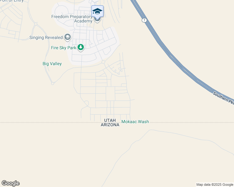 map of restaurants, bars, coffee shops, grocery stores, and more near 527 Avery Drive in St. George