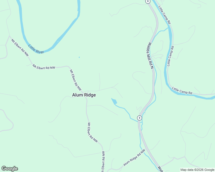 map of restaurants, bars, coffee shops, grocery stores, and more near 200-298 Turman Drive Northwest in Riner