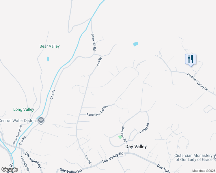 map of restaurants, bars, coffee shops, grocery stores, and more near 284 Brooktree Ranch Road in Aptos
