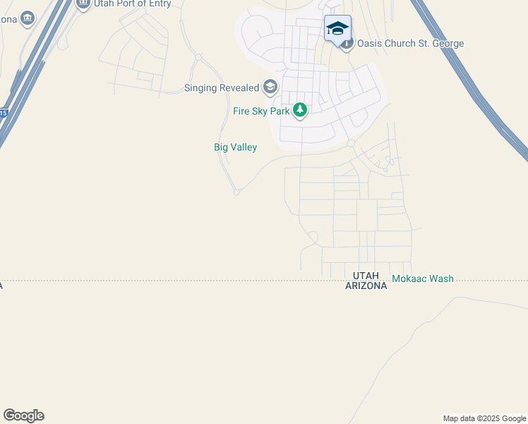 map of restaurants, bars, coffee shops, grocery stores, and more near in St. George