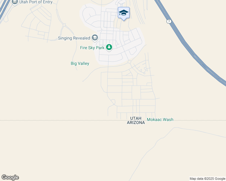 map of restaurants, bars, coffee shops, grocery stores, and more near 732 Spring Lily Drive in St. George