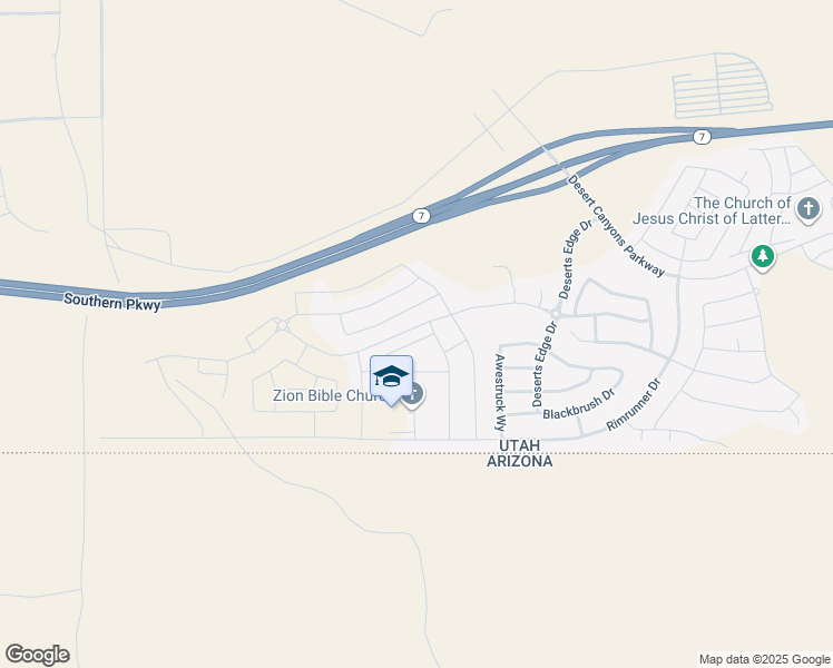 map of restaurants, bars, coffee shops, grocery stores, and more near 6173 Zelda Drive in St. George