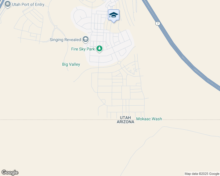 map of restaurants, bars, coffee shops, grocery stores, and more near 693 Emerald Point Drive in St. George