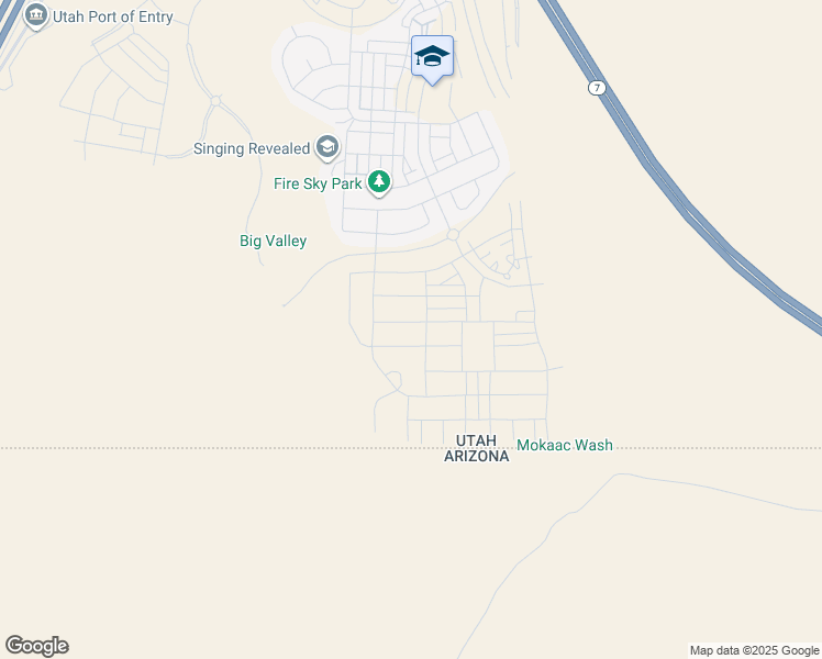 map of restaurants, bars, coffee shops, grocery stores, and more near 693 Emerald Point Drive in St. George