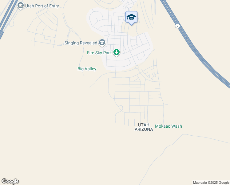 map of restaurants, bars, coffee shops, grocery stores, and more near 6098 Pinyon Drive in St. George