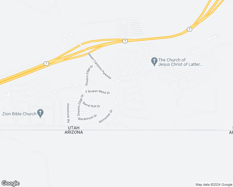 map of restaurants, bars, coffee shops, grocery stores, and more near 6102 Rimrunner Drive in St. George