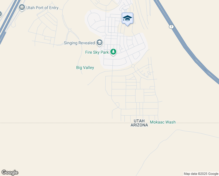 map of restaurants, bars, coffee shops, grocery stores, and more near 6098 Pinyon Drive in St. George