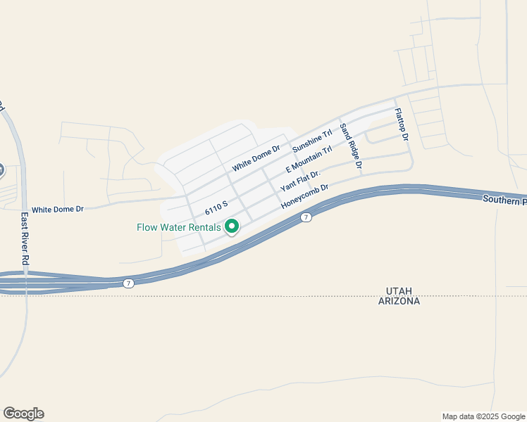 map of restaurants, bars, coffee shops, grocery stores, and more near 1841 Honeycomb Drive in St. George