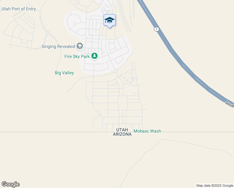map of restaurants, bars, coffee shops, grocery stores, and more near 632 Emerald Point Drive in St. George