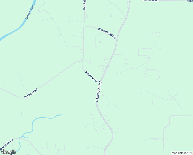 map of restaurants, bars, coffee shops, grocery stores, and more near Ridgeway Drive in Nixa