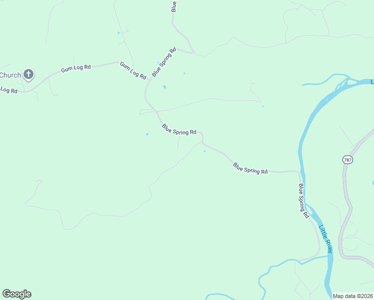 map of restaurants, bars, coffee shops, grocery stores, and more near 6089 Blue Spring Road in Hiwassee