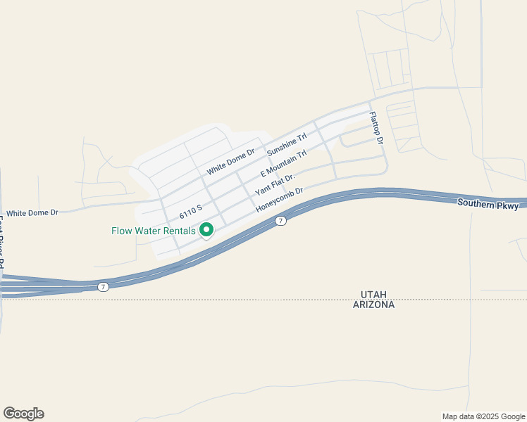 map of restaurants, bars, coffee shops, grocery stores, and more near 1916 Honeycomb Drive in St. George