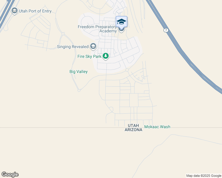 map of restaurants, bars, coffee shops, grocery stores, and more near 733 Juniper Hill Drive in St. George