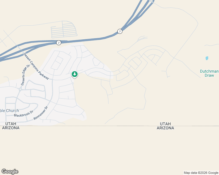 map of restaurants, bars, coffee shops, grocery stores, and more near 6070 Bunda Way in St. George