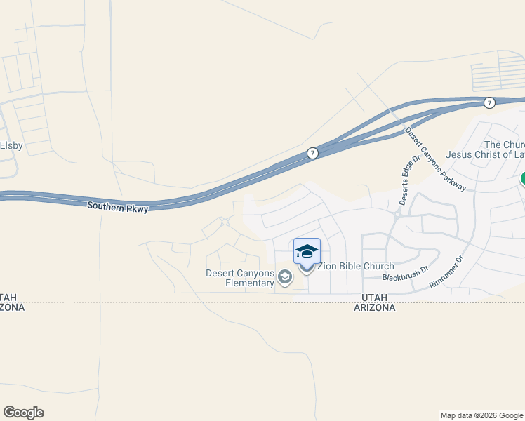 map of restaurants, bars, coffee shops, grocery stores, and more near 3025 East Lavatera Drive in St. George
