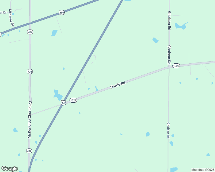 map of restaurants, bars, coffee shops, grocery stores, and more near 8400-8998 Harris Road in Paducah