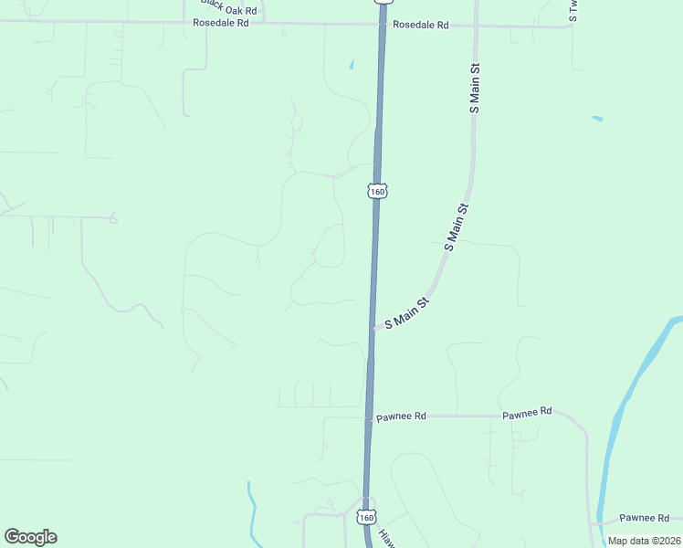 map of restaurants, bars, coffee shops, grocery stores, and more near 1300 South Amber Ridge Drive in Nixa
