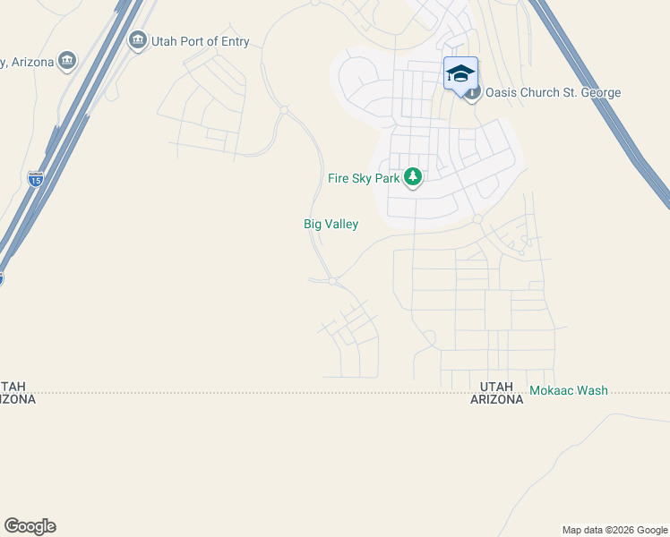 map of restaurants, bars, coffee shops, grocery stores, and more near 1405 Garnet Ridge Drive in St. George