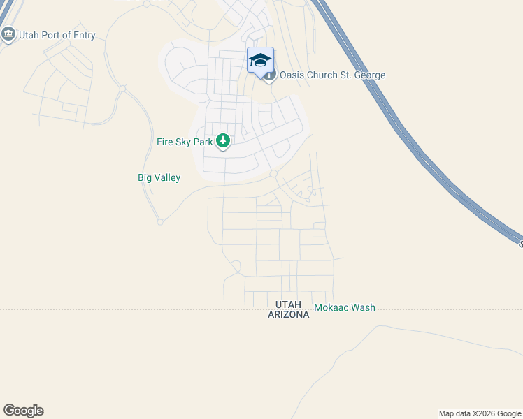 map of restaurants, bars, coffee shops, grocery stores, and more near 636 Juniper Hill Drive in St. George