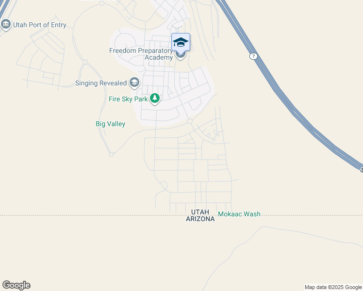 map of restaurants, bars, coffee shops, grocery stores, and more near 656 Juniper Hill Drive in St. George