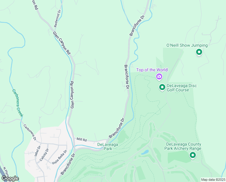 map of restaurants, bars, coffee shops, grocery stores, and more near 1451 Branciforte Drive in Santa Cruz