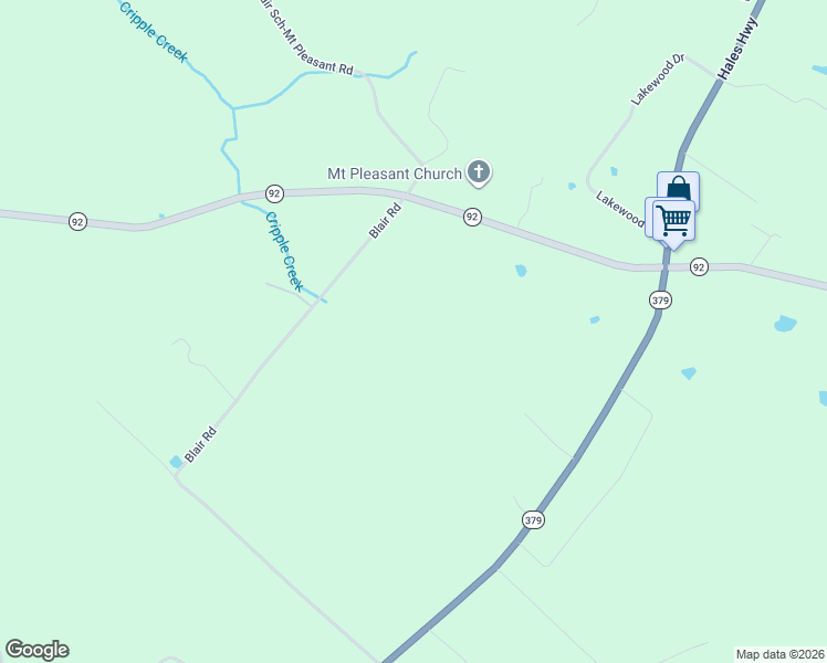 map of restaurants, bars, coffee shops, grocery stores, and more near 92 Blair School Road in Russell Springs